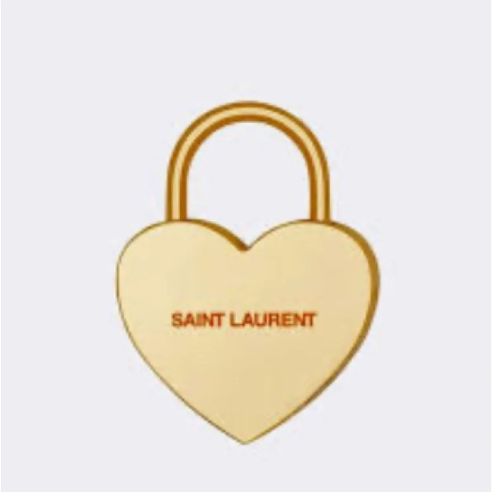 Saint Laurent Gold Heart Lock - Picture 6 of 6